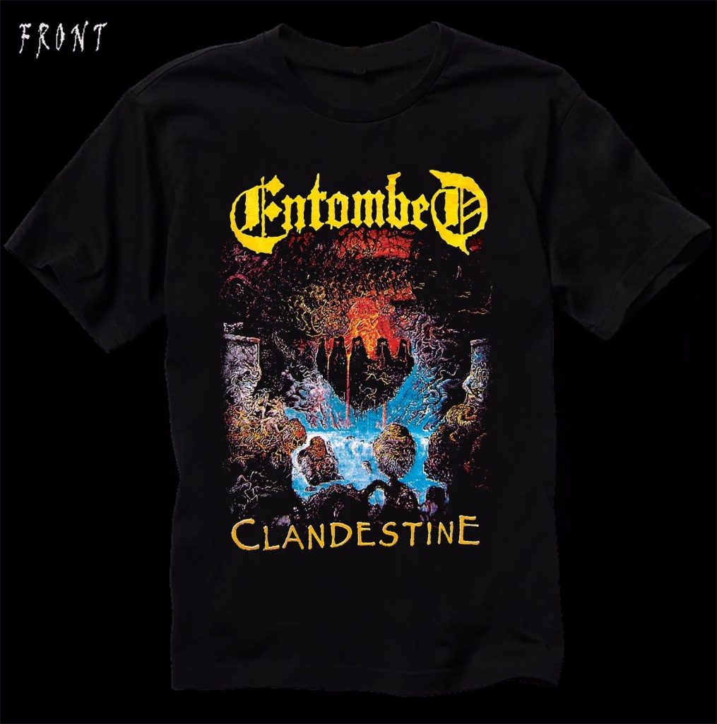 Entombed - Clandestine - Swedish Death Metal Band T-Shirt