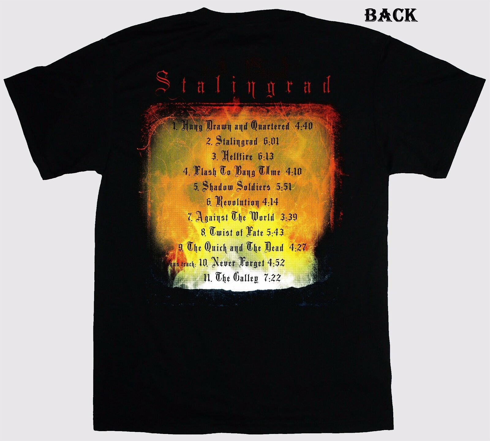ACCEPT - Stalingrad - German Heavy Metal Band T-Shirt ACCEPT - Stalingrad - German Heavy Metal Band T-Shirt