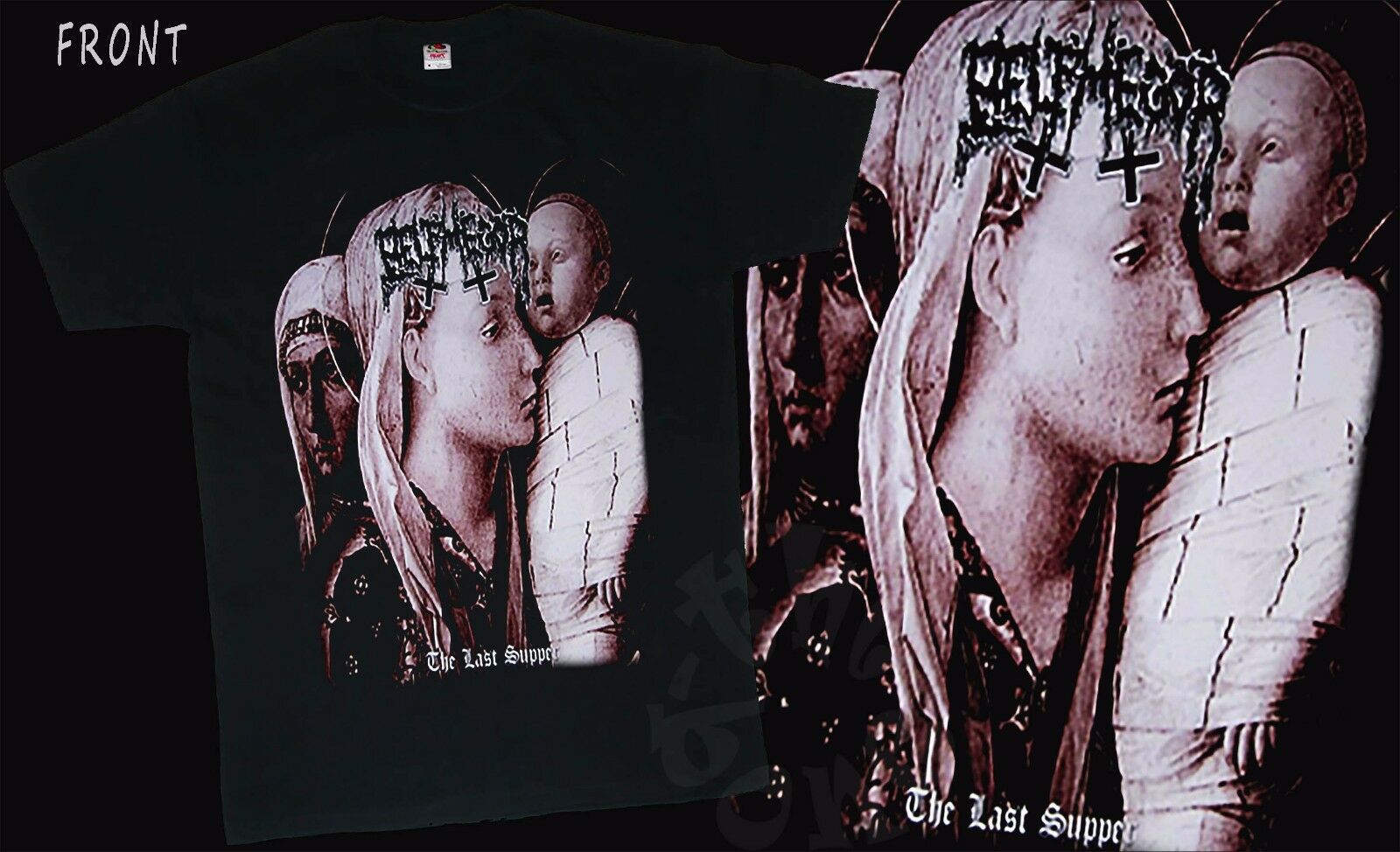 BELPHEGOR - The Last Supper - Austrian Extreme Metal Band T-Shirt BELPHEGOR - The Last Supper - Austrian Extreme Metal Band T-Shirt