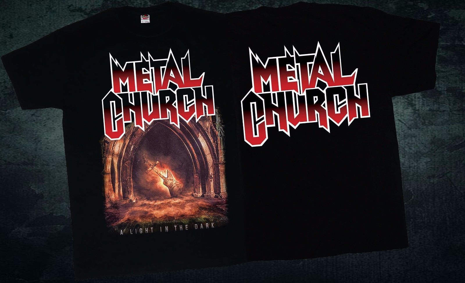 METAL CHURCH - A Light in the Dark - American Heavy Metal Band T-Shirt METAL CHURCH - A Light in the Dark - American Heavy Metal Band T-Shirt