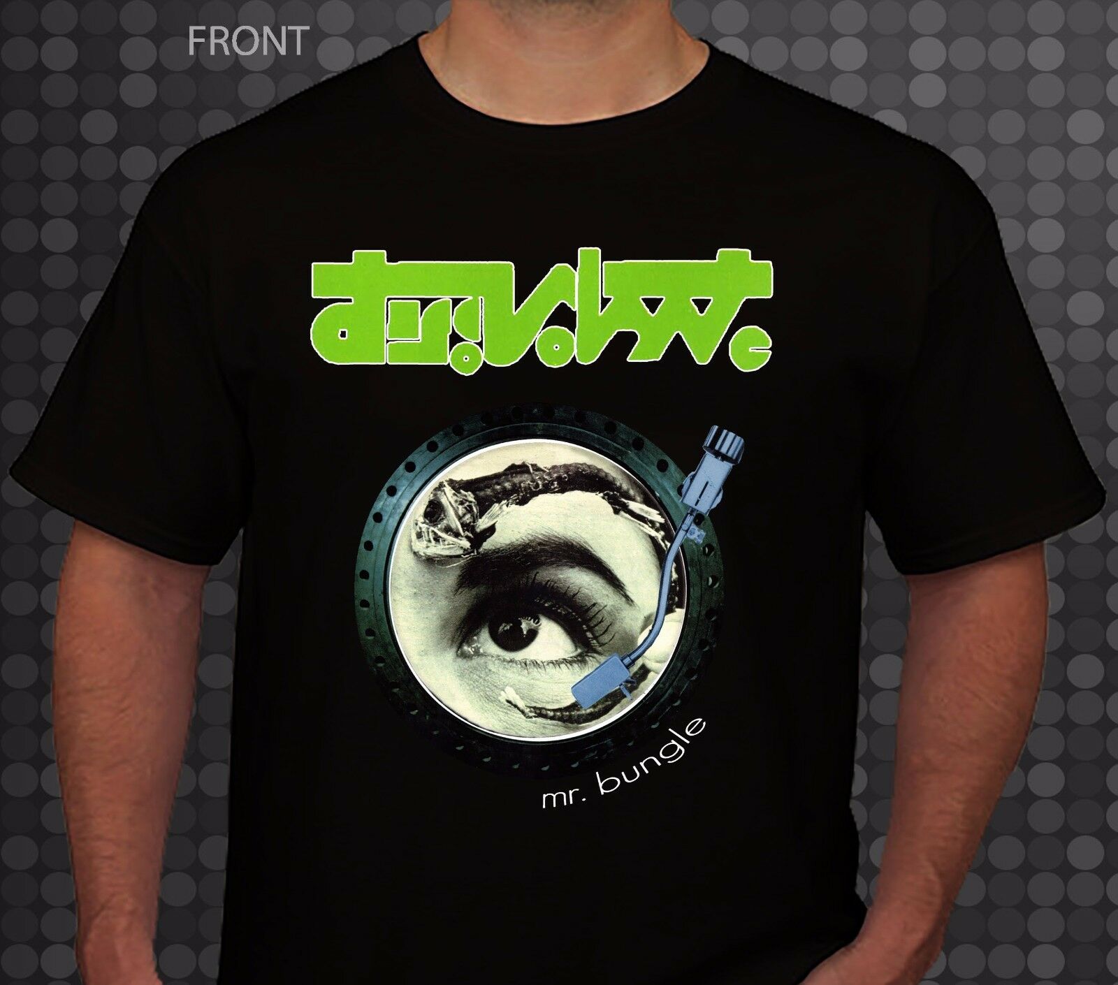 thumbnail image 2 of Mr. Bungle California Surfers Funk Rock Retro Graphic T-Shirt – Unisex White, Size L, Vintage Style 2 of 4