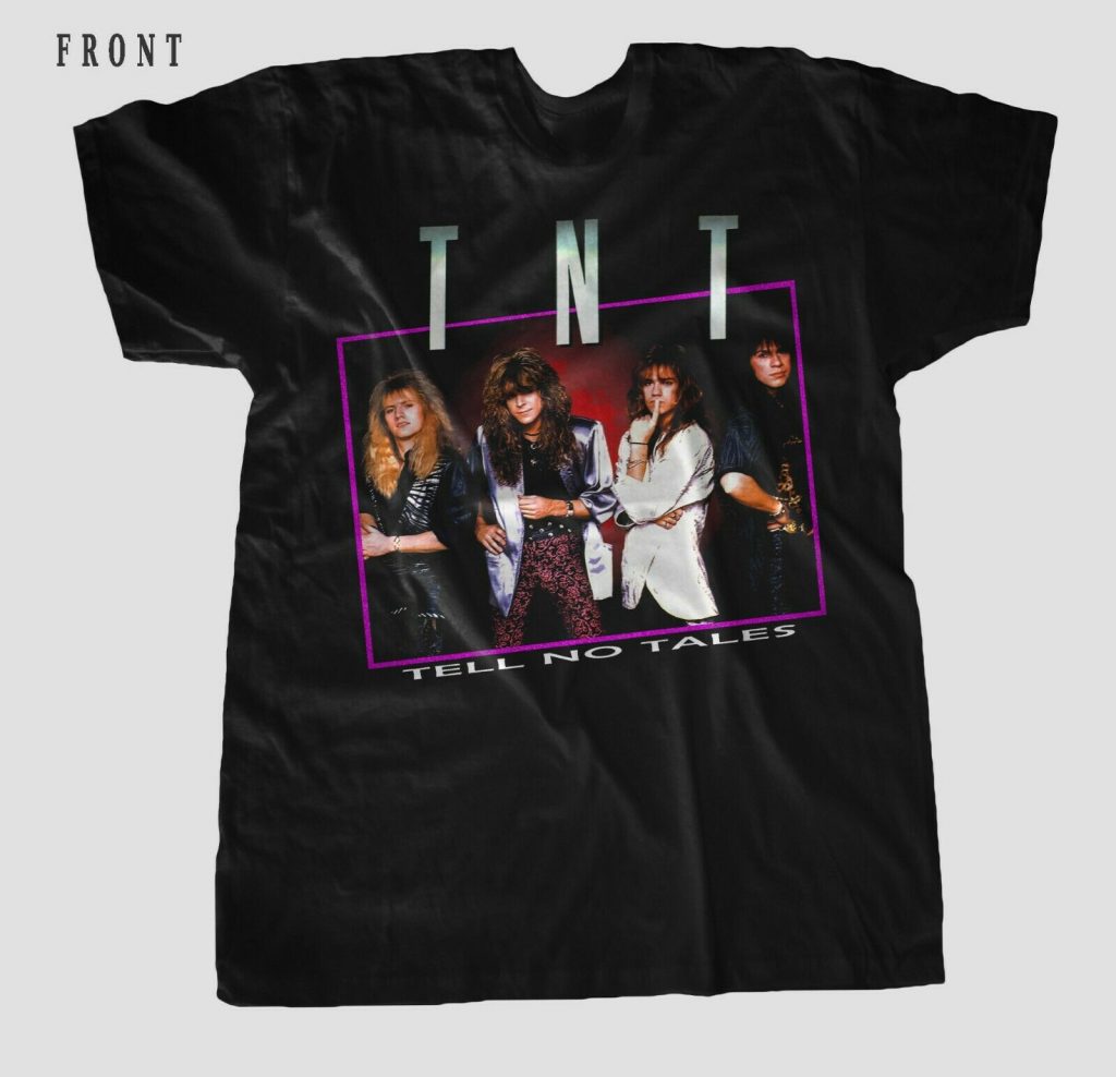 TNT - Tell No Tales - Norwegian Heavy Metal Band T-Shirt