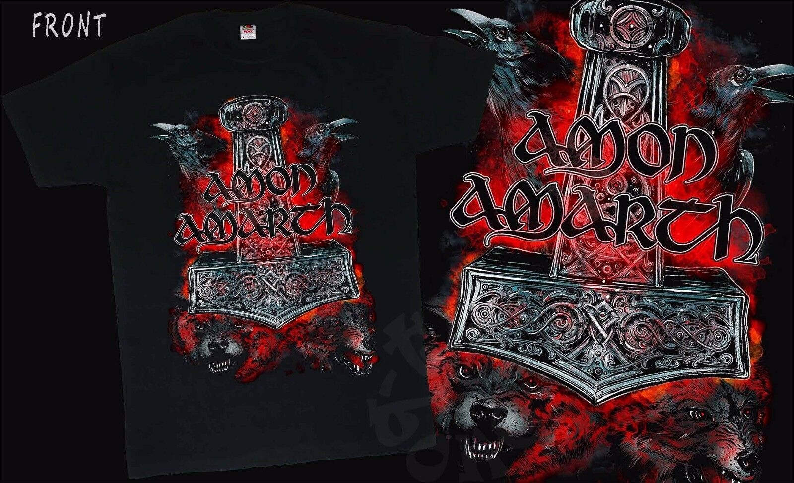 AMON AMARTH - Swedish Melodic Death Metal Band T-Shirt AMON AMARTH - Swedish Melodic Death Metal Band T-Shirt