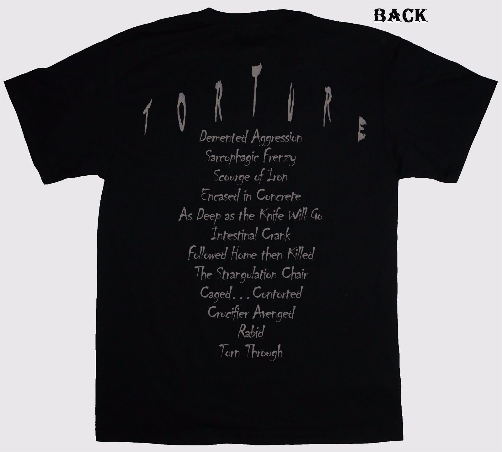 CANNIBAL CORPSE - Torture - American Death Metal Band T-Shirt CANNIBAL CORPSE - Torture - American Death Metal Band T-Shirt