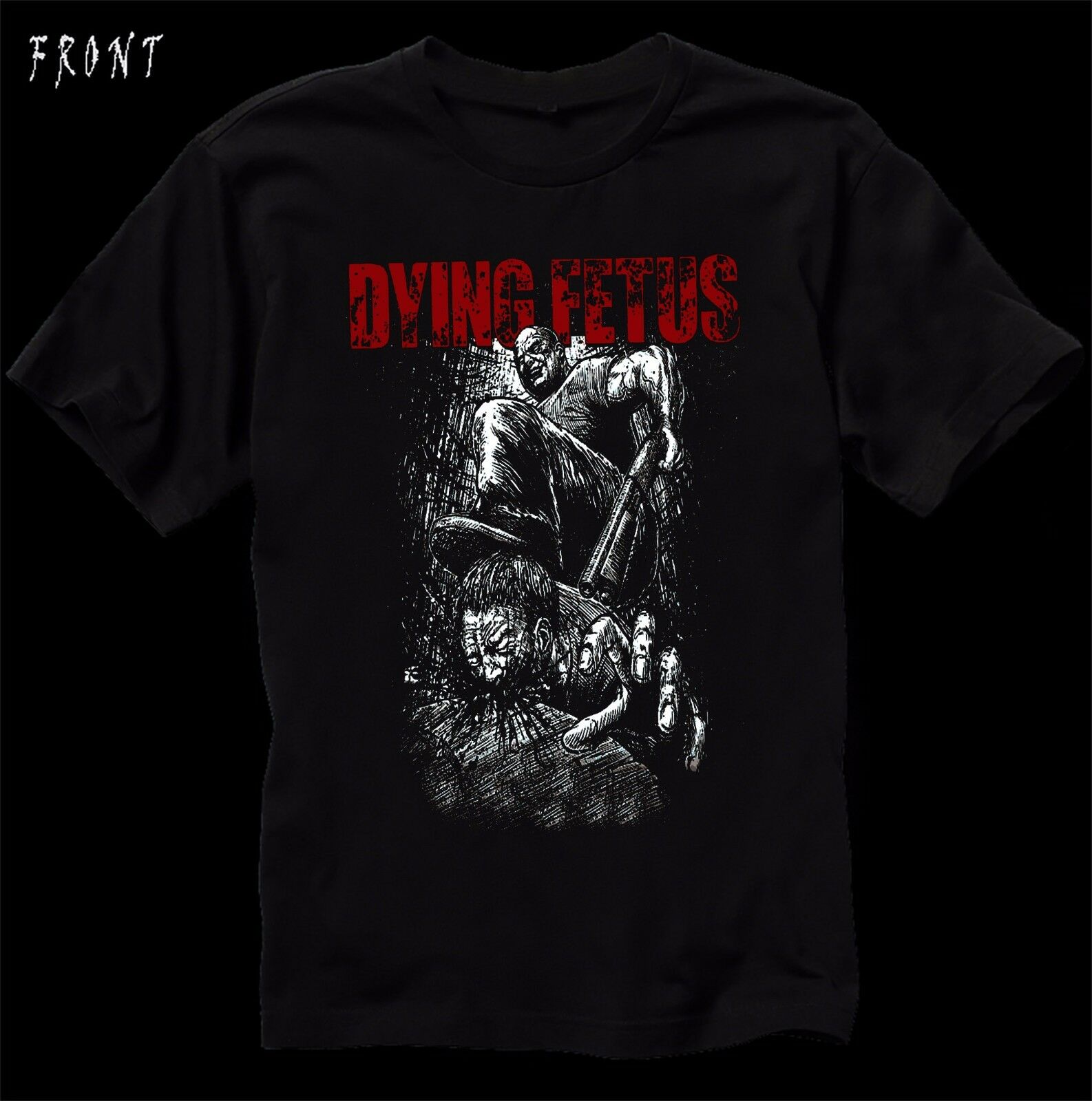 DYING FETUS - Subjected To A Beating - American Death Metal Band T-Shirt DYING FETUS - Subjected To A Beating - American Death Metal Band T-Shirt