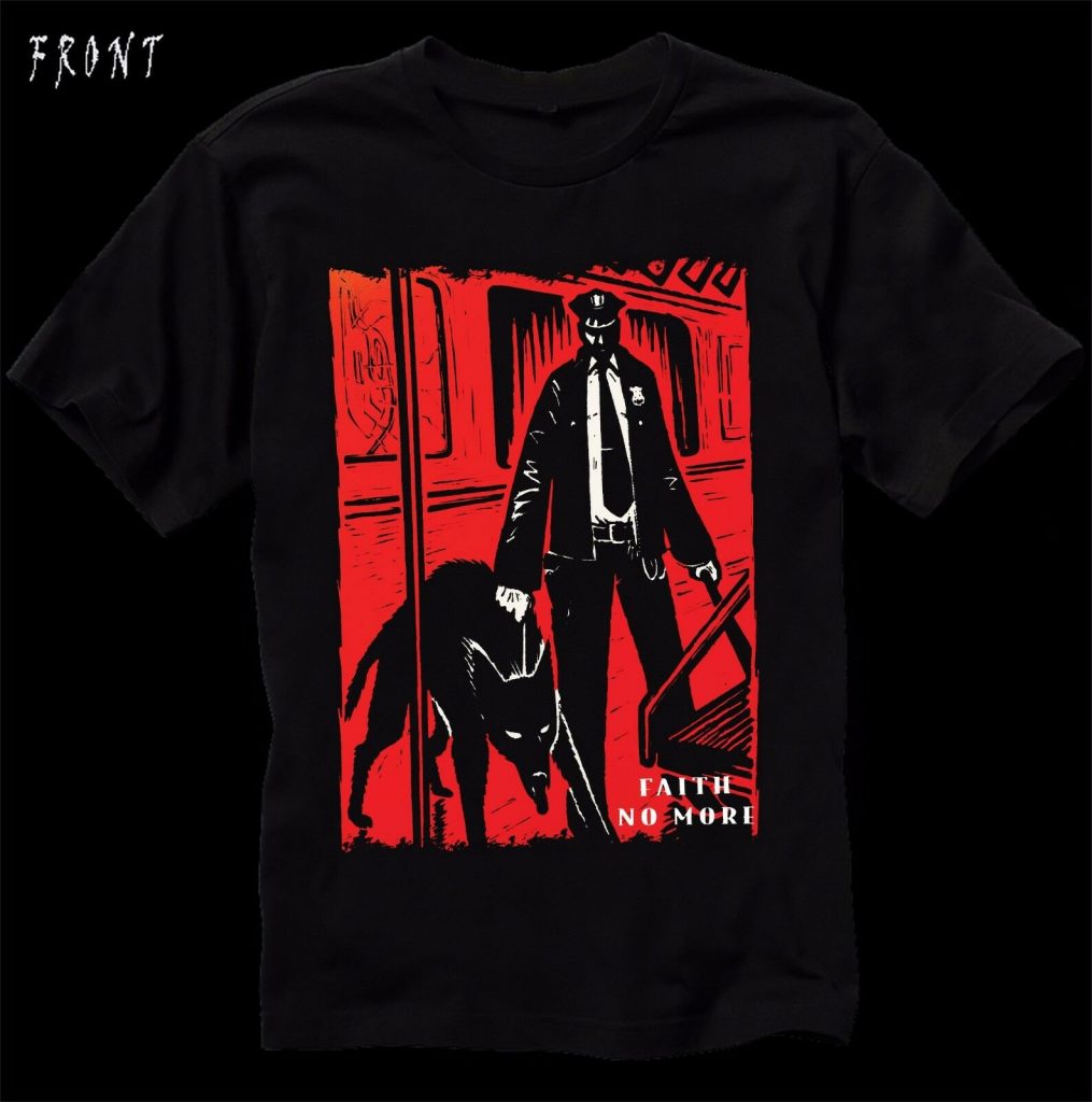 T-shirt FAITH NO MORE – Punk Rock Hardcore Metal – Unisex – Gildan – Bianca S-3XL
