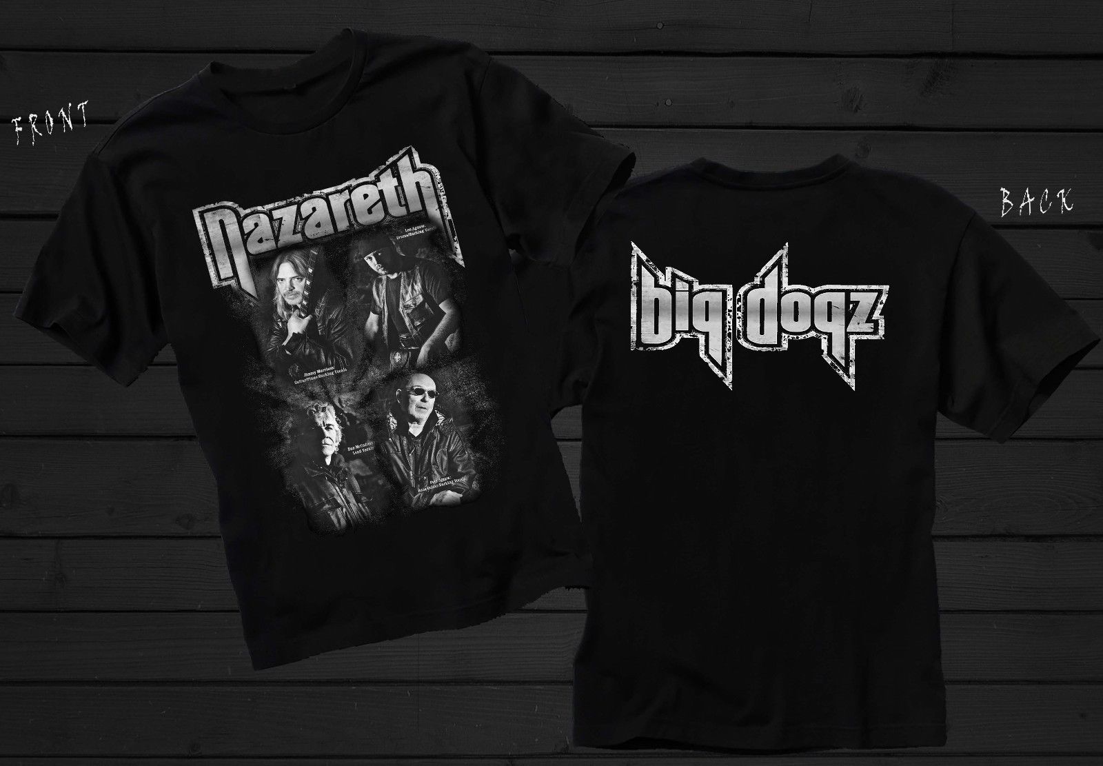 NAZARETH - Big Dogz - Scottish Hard Rock Band T-Shirt NAZARETH - Big Dogz - Scottish Hard Rock Band T-Shirt