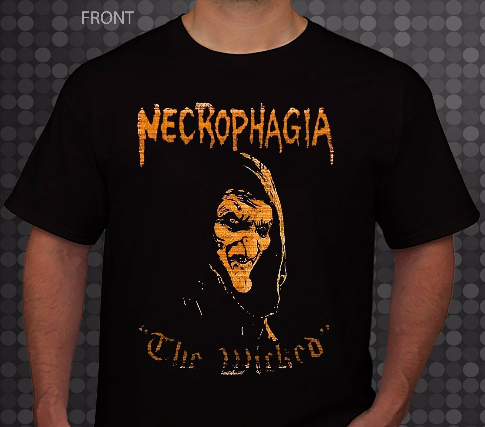 NECROPHAGIA - The Wicked - American Death Metal Band T-Shirt 