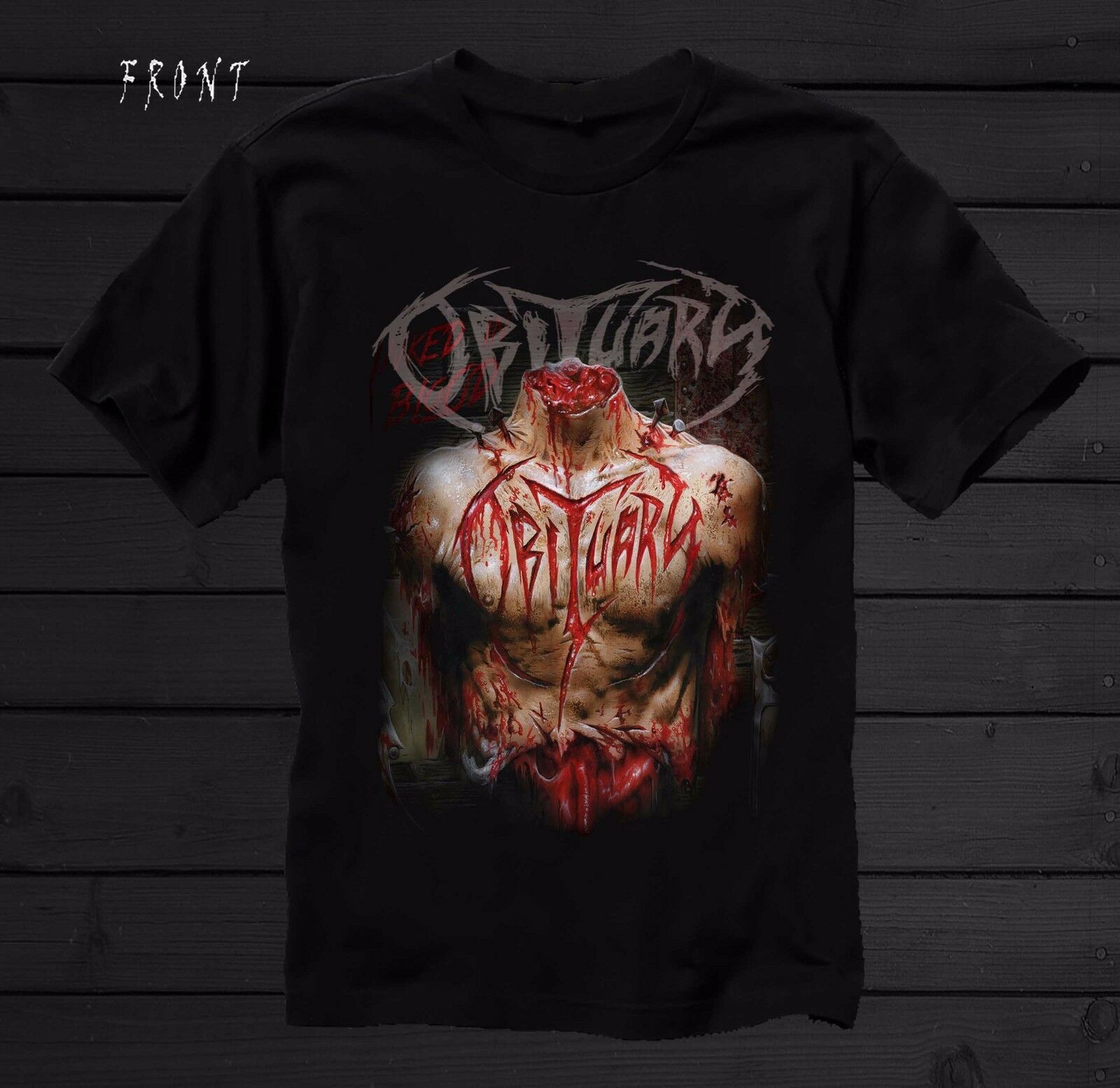 OBITUARY - Inked in Blood - American Death Metal Band T-Shirt OBITUARY - Inked in Blood - American Death Metal Band T-Shirt