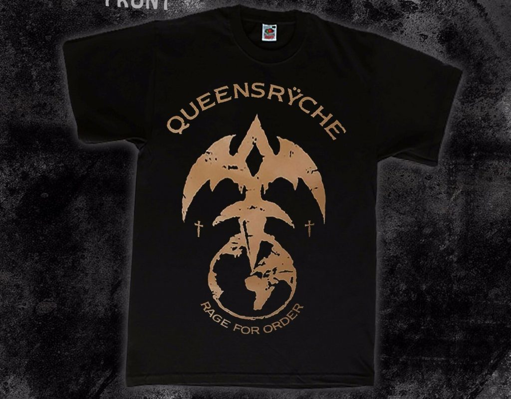QUEENSRŸCHE - Rage for Order - American Heavy Metal Band T-Shirt