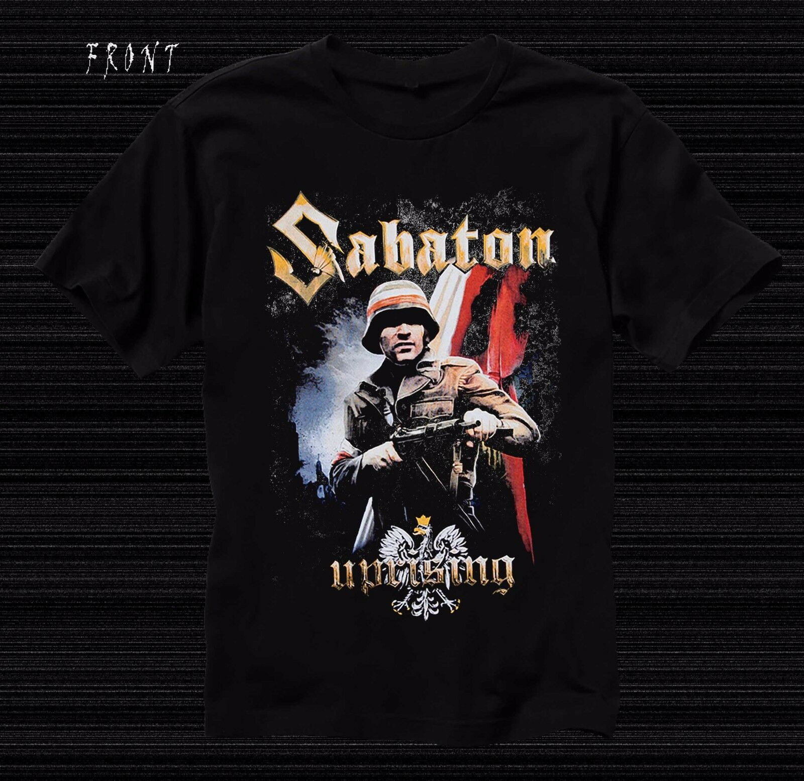 homework Commotion George Bernard SABATON - Uprising - Swedish Heavy Metal Band T-Shirt - SquadTee.com