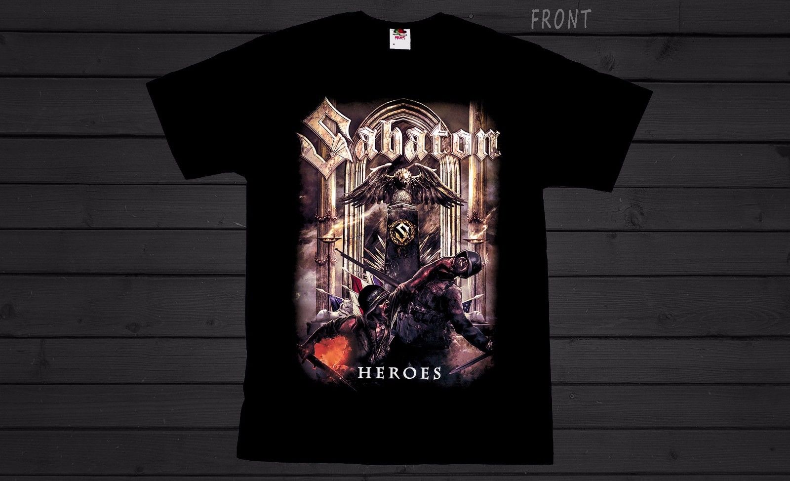 Lionel Green Street Consecutive dump SABATON - Heroes - Swedish Heavy Metal Band T-Shirt - SquadTee.com