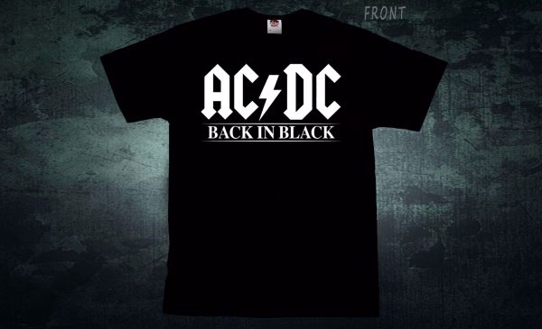 AC/DC - Back in Black - Australian Rock Band T-Shirt