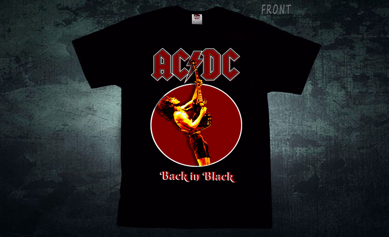 AC/DC - Back in Black - Australian Rock Band T-Shirt AC/DC - Back in Black - Australian Rock Band T-Shirt