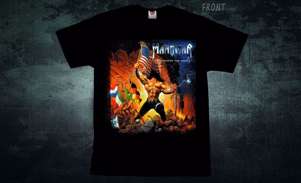 Manowar - Warriors of the World - American Heavy Metal Band T 