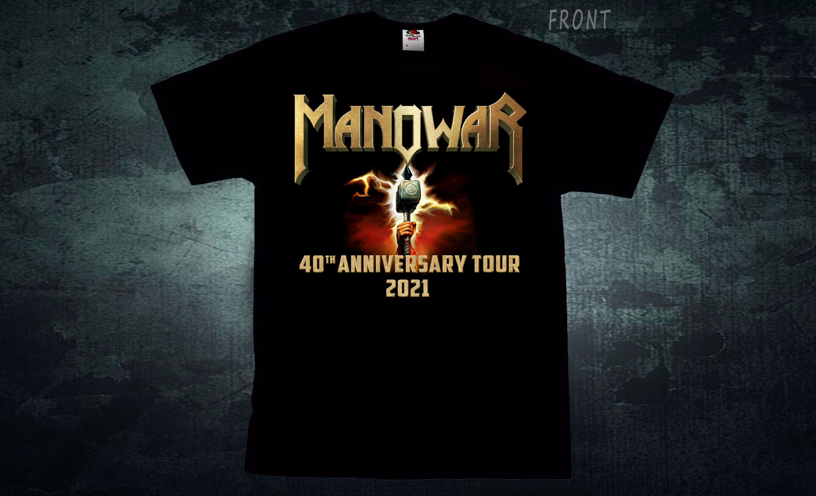 manowar tour shirt