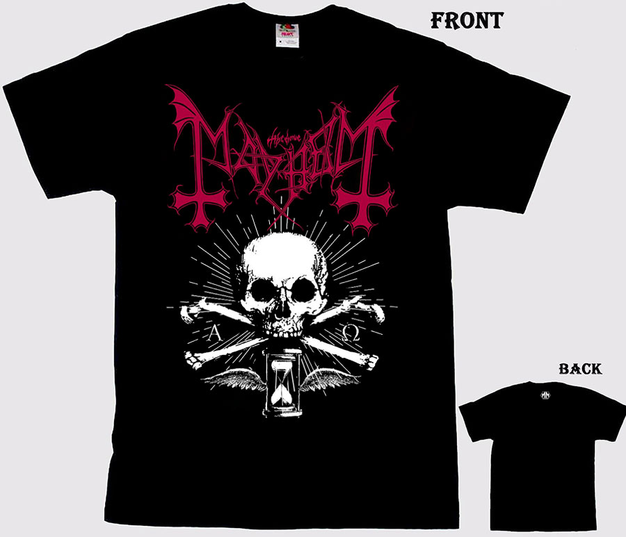 MAYHEM Alpha Omega Daemon Norwegian Black Metal Band T Shirt MAYHEM Alpha Omega Daemon Norwegian Black Metal Band T Shirt