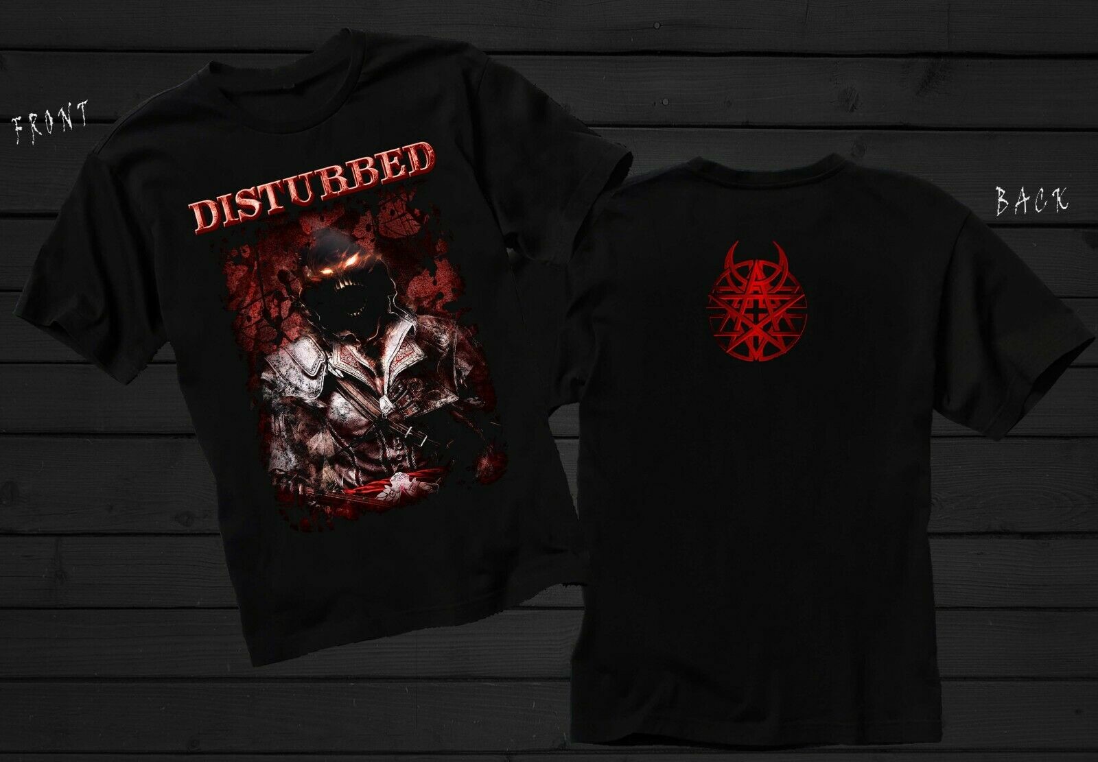 Metal T-Shirt - Band Heavy American Disturbed