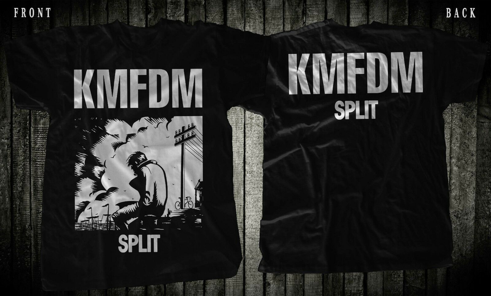 KMFDM - Split - German Industrial Rock Band T-Shirt KMFDM - Split - German Industrial Rock Band T-Shirt