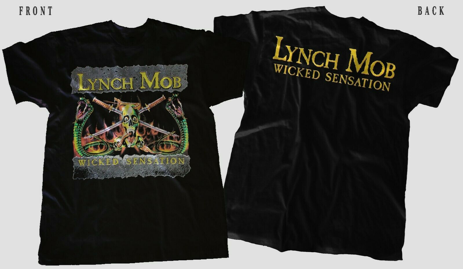 Lynch Mob - Wicked Sensation - American Hard Rock Band T-Shirt Lynch Mob - Wicked Sensation - American Hard Rock Band T-Shirt