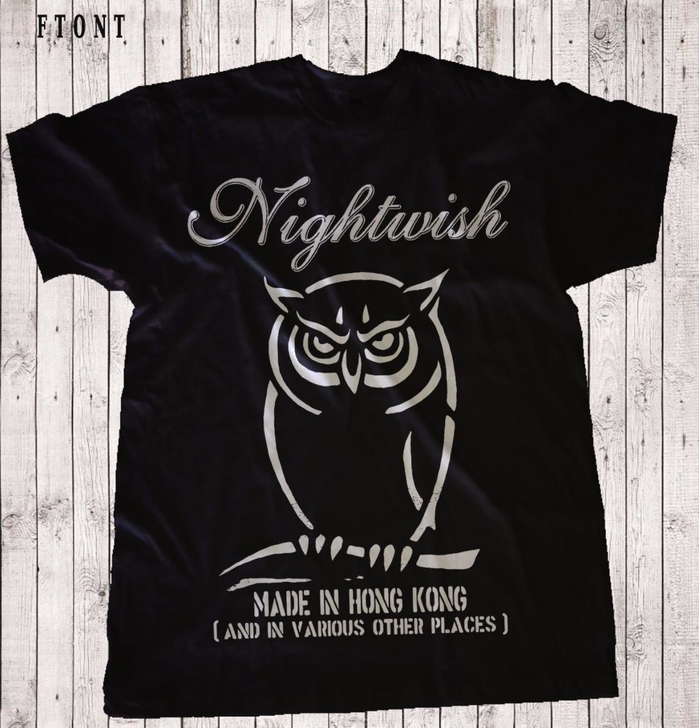 Nightwish ロンt made in england 2001 Vintage Nightwish Metal Band