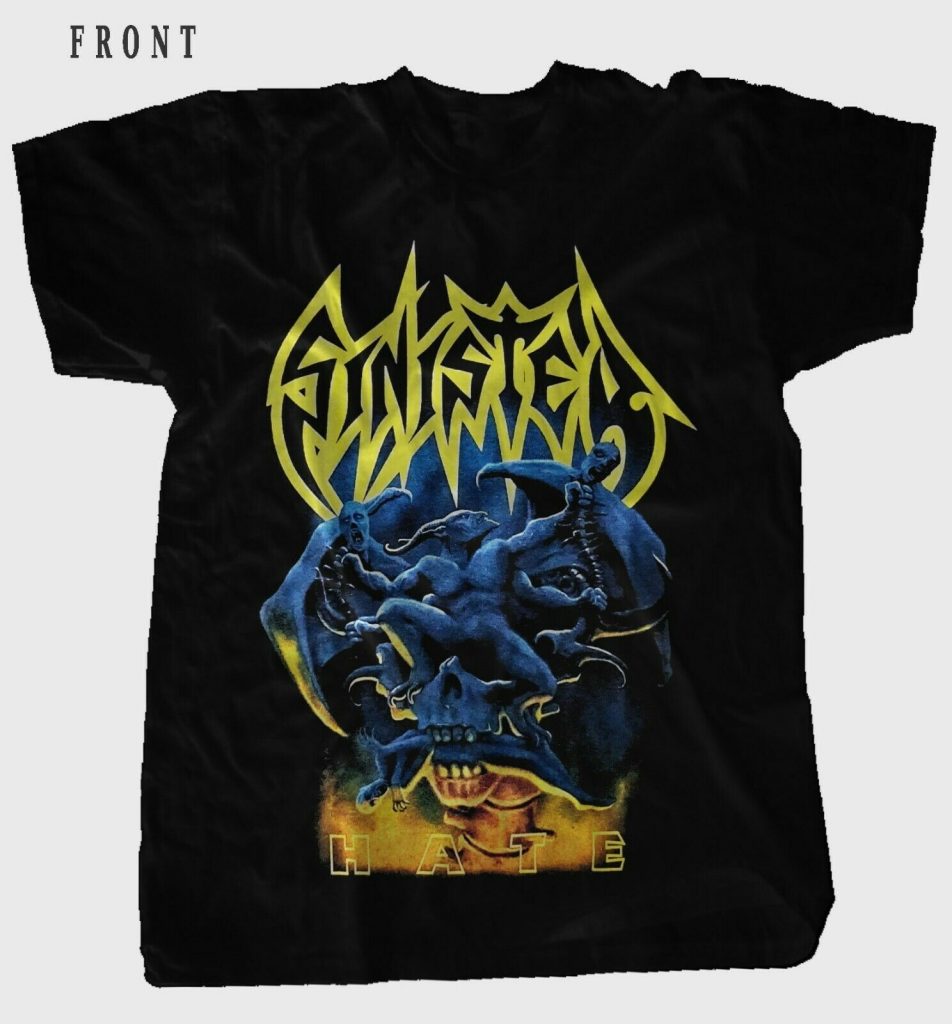 SINISTER-Diabolical Summoning-Death metal-Asphyx,BLACK TEE T-shirt size-S to 7XL 