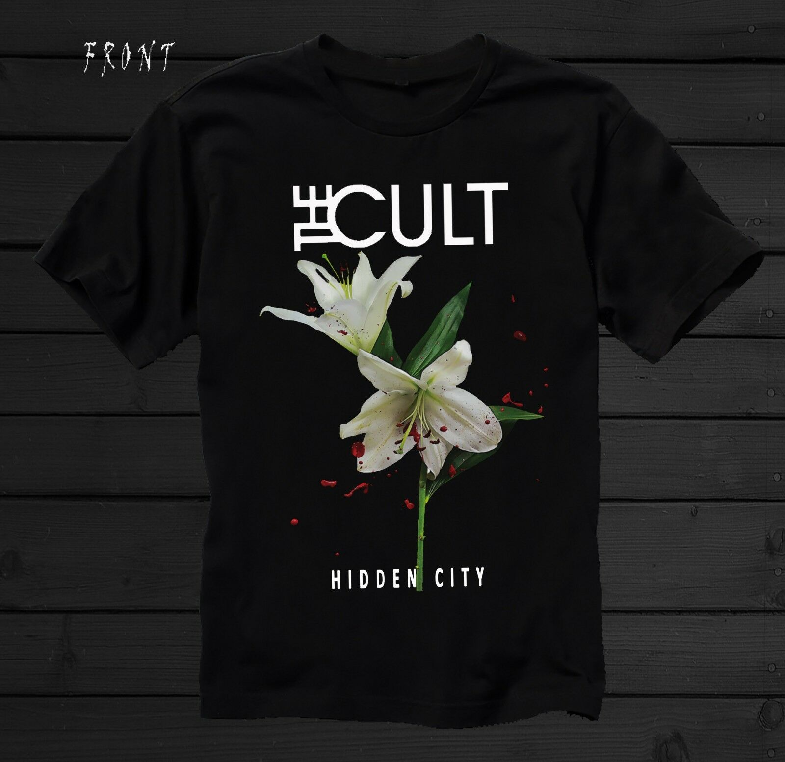 THE CULT - Hidden City - British Rock Band T-Shirt THE CULT - Hidden City - British Rock Band T-Shirt