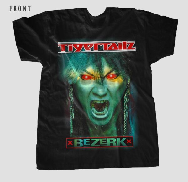 Tigertailz - Bezerk - Welsh Glam Metal Band T-Shirt