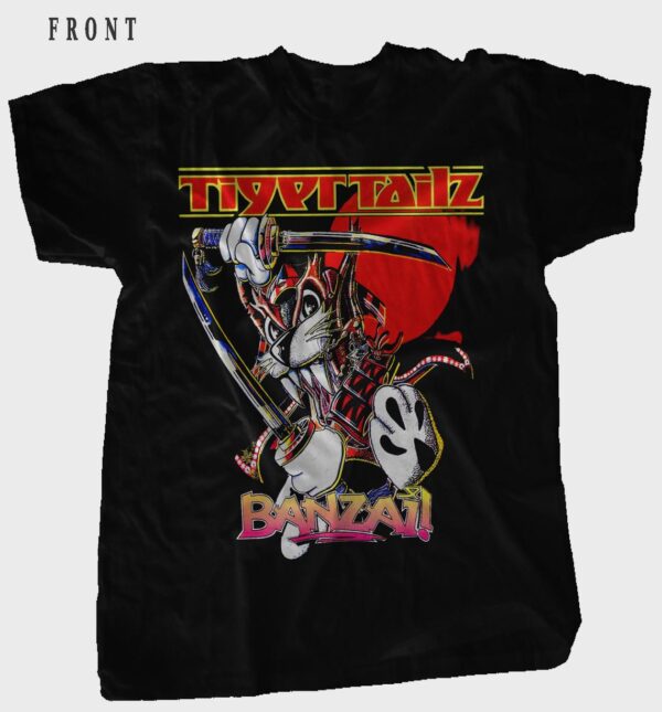 Tigertailz - Banzai! - Welsh Glam Metal Band T-Shirt