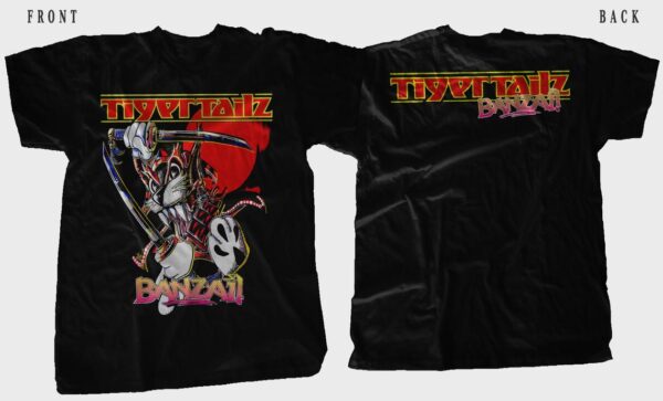 Tigertailz - Banzai! - Welsh Glam Metal Band T-Shirt