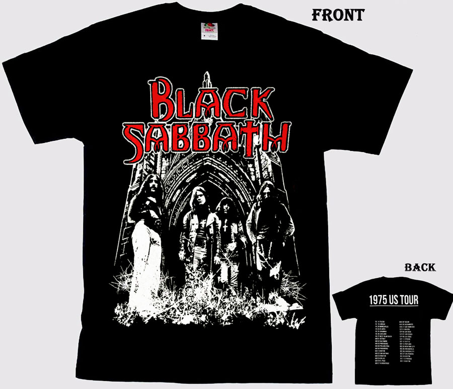 infrastructure periscope slim Black Sabbath - 1975 US Tour - English Heavy Metal Band T-Shirt -  SquadTee.com
