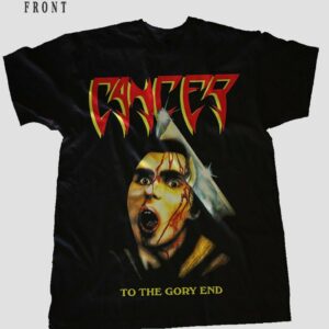 Cancer - To the Gory End - British Death Metal Band T-Shirt