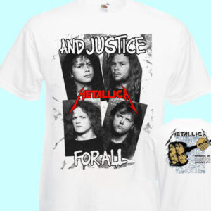 Metallica - And Justice for All - American Heavy Metal Band T-Shirt