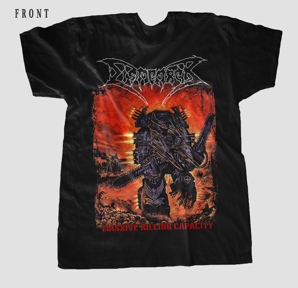 Dismember - Massive Killing Capacity - Swedish Death Metal Band T-Shirt Dismember - Massive Killing Capacity - Swedish Death Metal Band T-Shirt