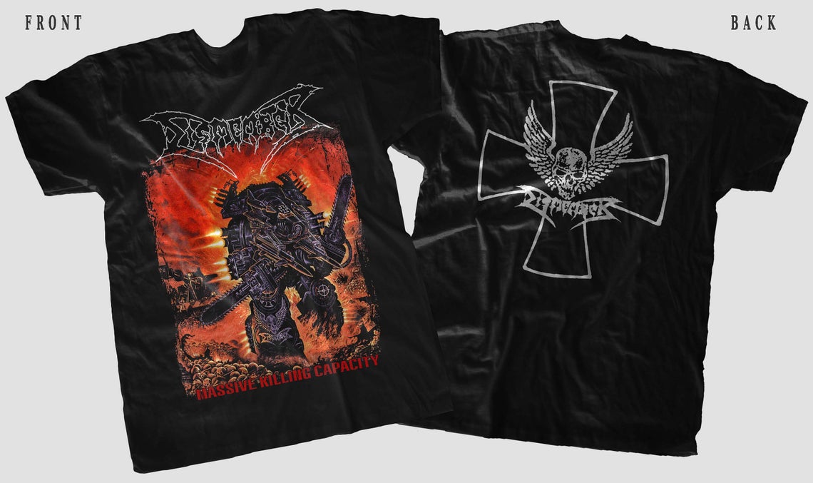Dismember - Massive Killing Capacity - Swedish Death Metal Band T-Shirt Dismember - Massive Killing Capacity - Swedish Death Metal Band T-Shirt