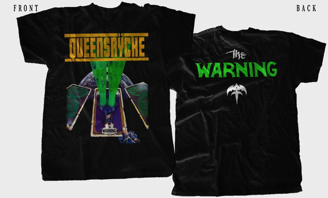 QUEENSRŸCHE - The Warning - American Heavy Metal Band T-Shirt QUEENSRŸCHE - The Warning - American Heavy Metal Band T-Shirt