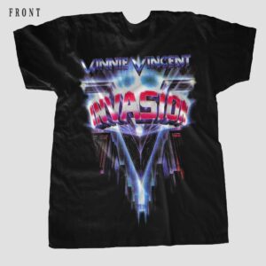 Vinnie Vincent Invasion - American Glam Metal Band T-Shirt