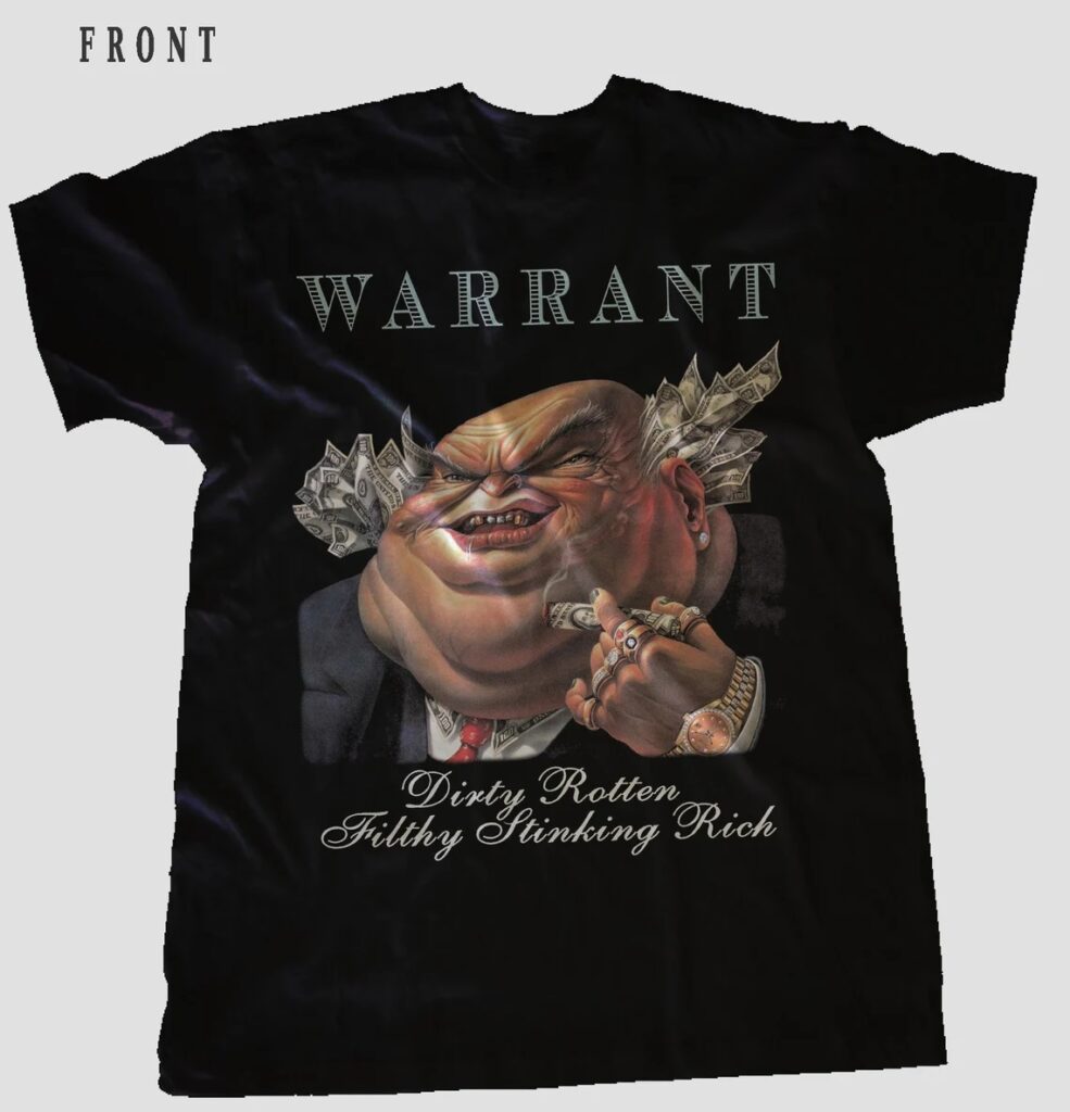 WARRANT - Dirty Rotten Filthy Stinking Rich - American Hard Rock